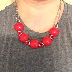 Red Costume Jewelry Necklace